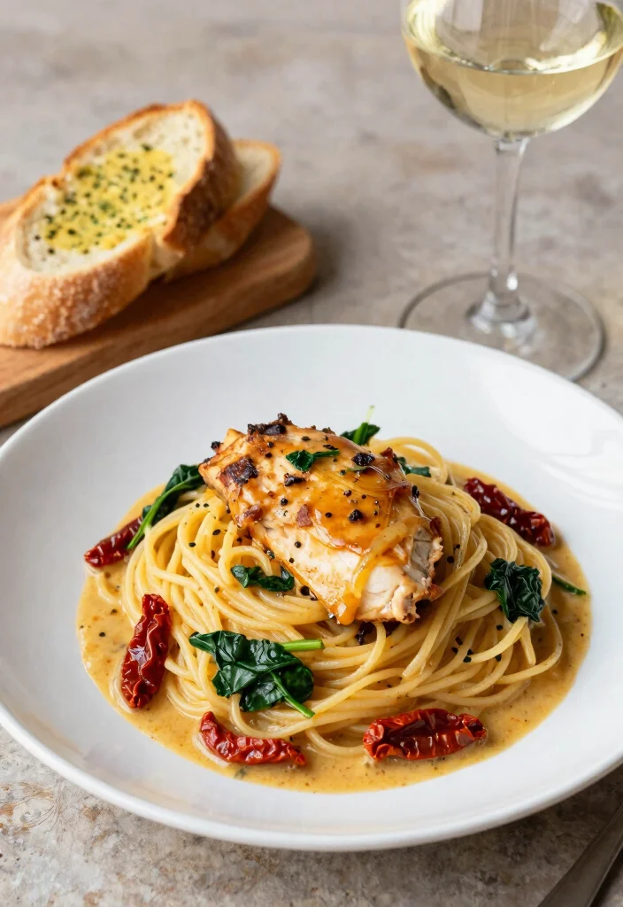 18 Crockpot Recipes Slow Cooker Everyday Essentials - 5. Creamy Tuscan Chicken 1