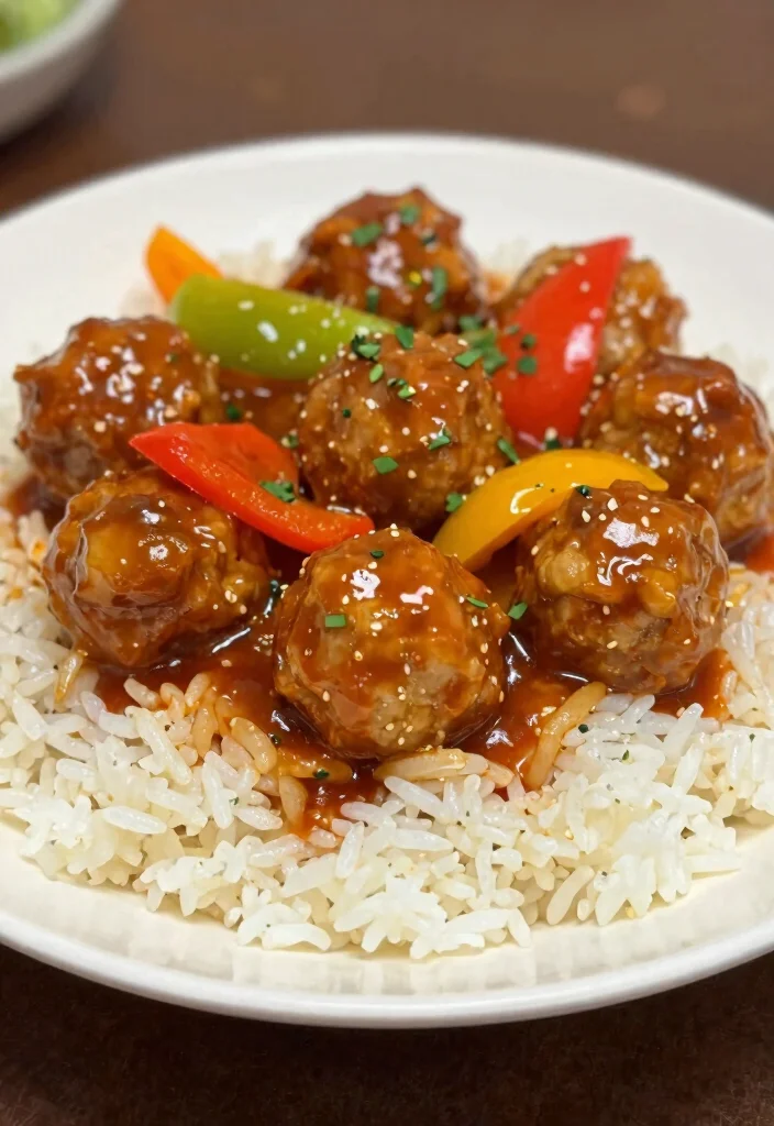 18 Crockpot Recipes for Two Cozy Small Batch Meals - 15. Sweet and Sour Meatballs 1