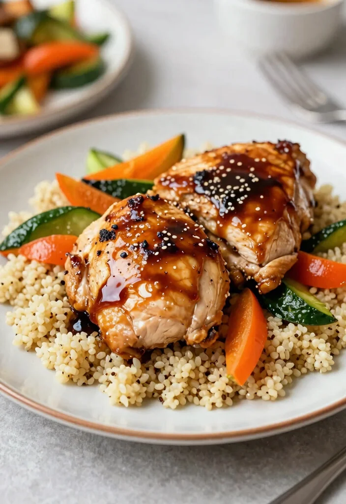 18 Crockpot Recipes for Two Cozy Small Batch Meals - 16. Balsamic Chicken with Vegetables 1