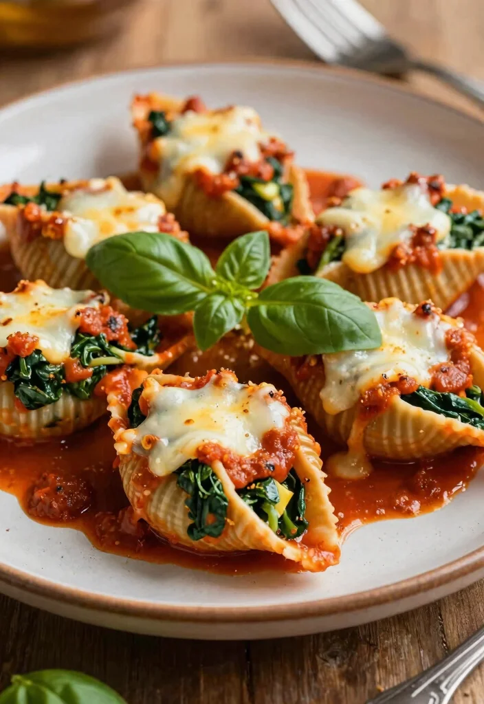 18 Crockpot Recipes for Two Cozy Small Batch Meals - 17. Spinach and Ricotta Stuffed Shells 1