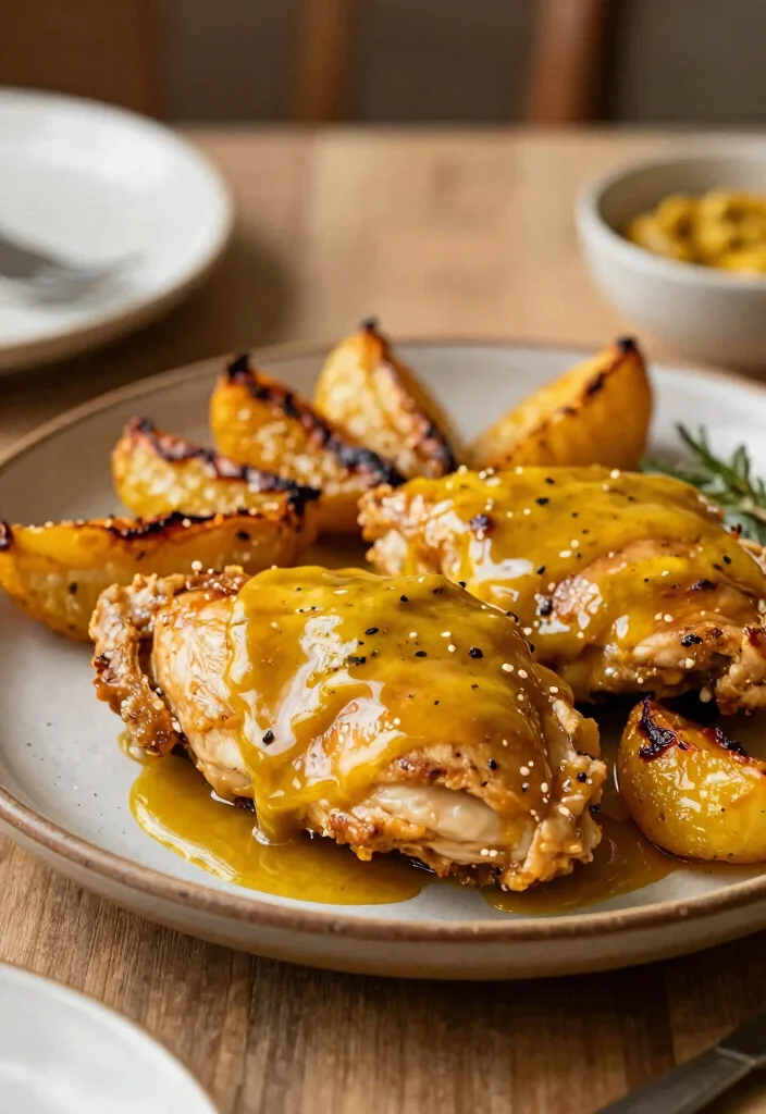 18 Crockpot Whole Chicken Recipes: Simple One Pot Meals - 12. Honey Mustard Chicken 1