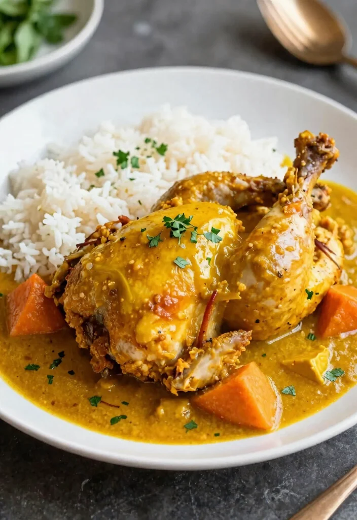 18 Crockpot Whole Chicken Recipes: Simple One Pot Meals - 15. Curry Whole Chicken 1