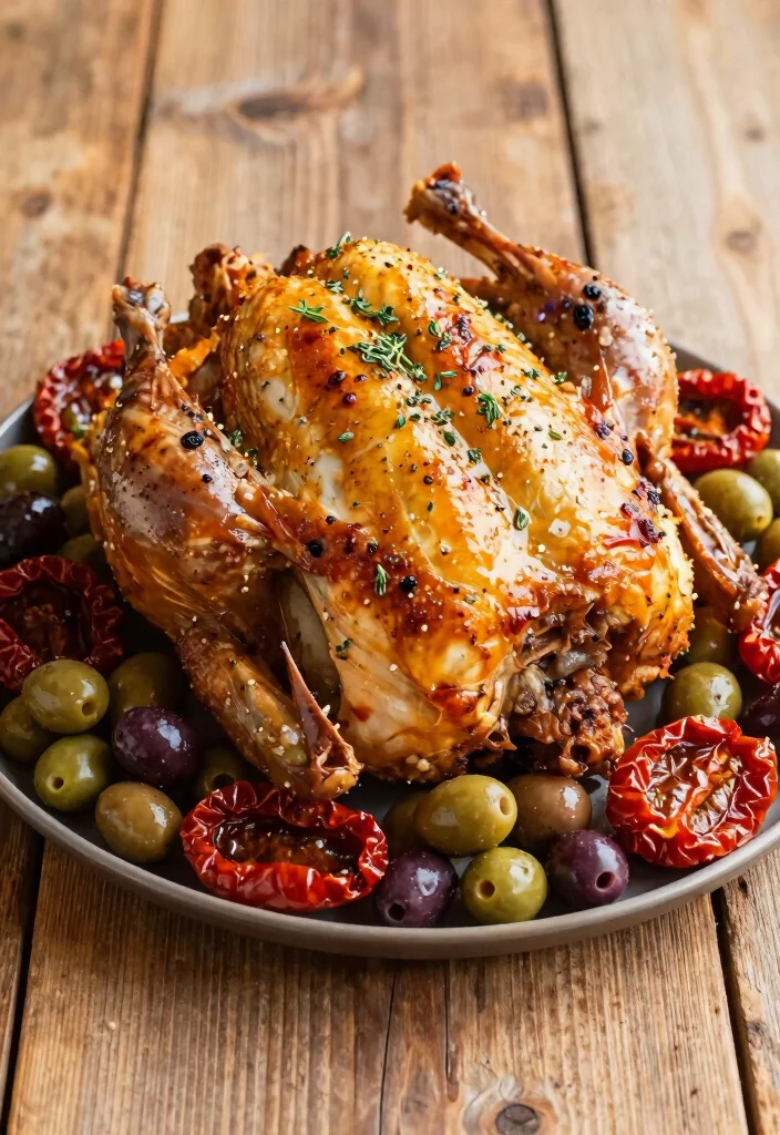18 Crockpot Whole Chicken Recipes: Simple One Pot Meals - 4. Mediterranean Whole Chicken 1