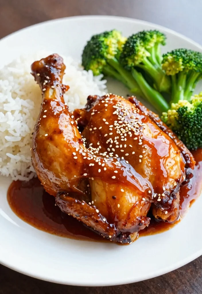 18 Crockpot Whole Chicken Recipes: Simple One Pot Meals - 6. Teriyaki Whole Chicken 1