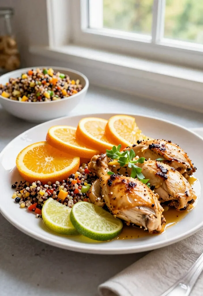 18 Crockpot Whole Chicken Recipes: Simple One Pot Meals - 8. Citrus Ginger Chicken 1