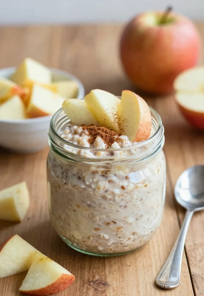 18 Gluten Free Vegetarian Recipes: Healthy Plant-Based Meals for Busy Professionals - 11. Apple Cinnamon Overnight Oats 1