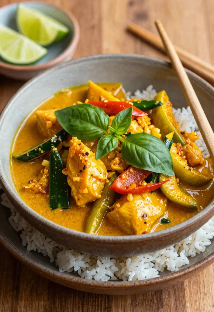 18 Gluten Free Vegetarian Recipes: Healthy Plant-Based Meals for Busy Professionals - 16. Thai Vegetable Curry 1